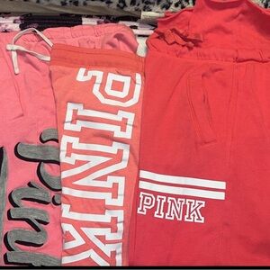 VS PINK Sweat Pants lot M 3 Pairs